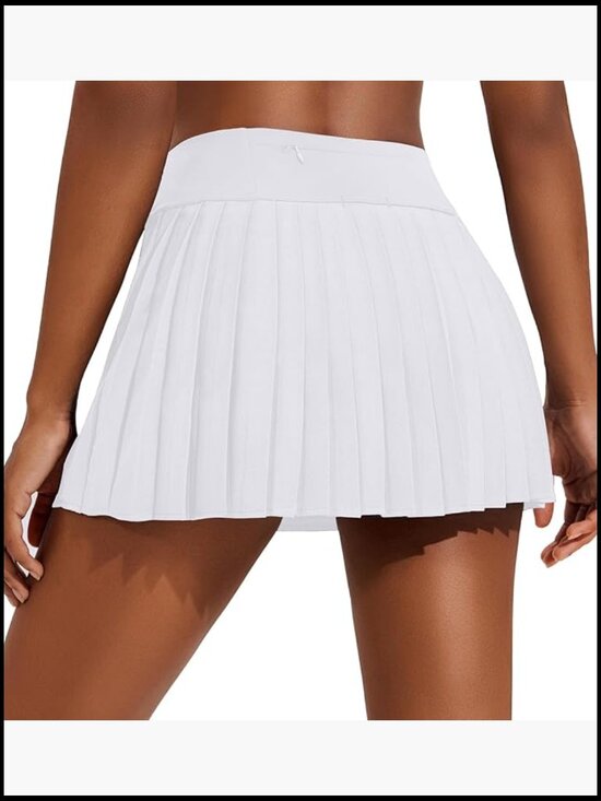 Dresses & Skirts - Pleated Tennis Skort High Waisted with Pockets Lightweight Athletic Skirt